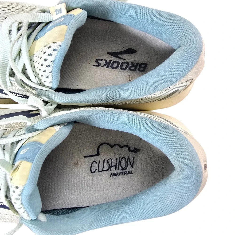Brooks Ghost 14 Running Shoes Womens 8.5 Aqua Glass/Navy Mesh Neutral Classic - Picture 12 of 13